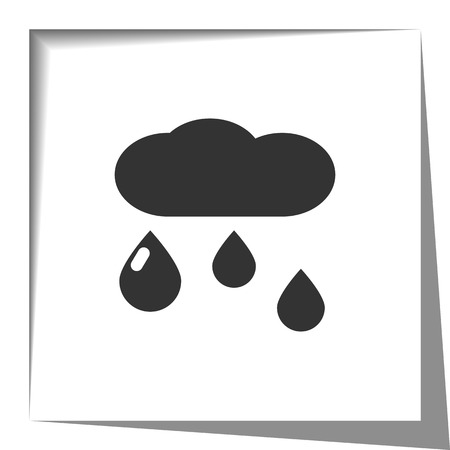 Rainy cloudのイラスト素材