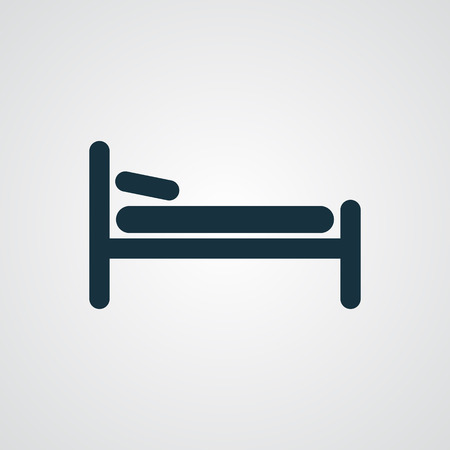 Flat Bed iconのイラスト素材