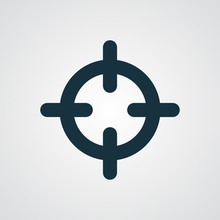 Flat Scope iconのイラスト素材