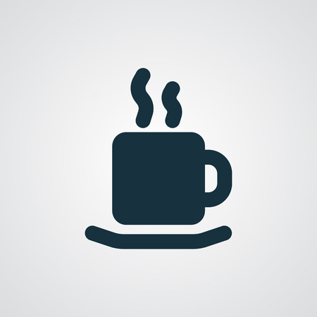 Flat Coffee iconのイラスト素材