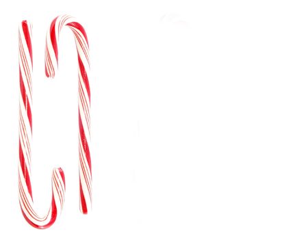 Candy canes with space for textの写真素材