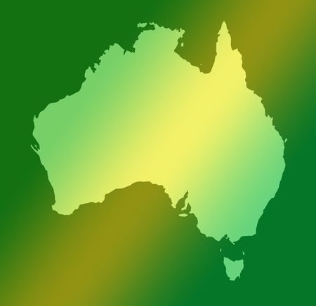 Map of Australiaの写真素材