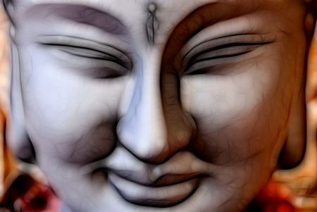 Buddha Abstractの写真素材