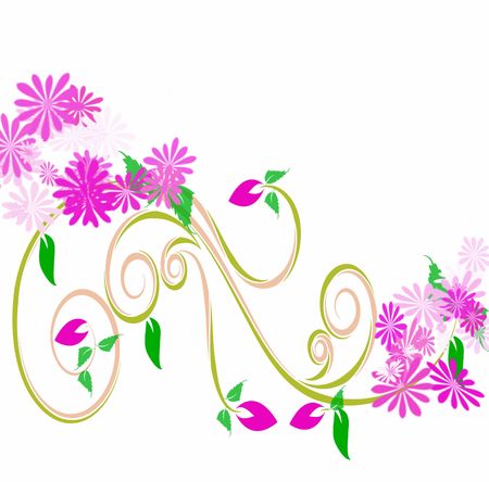 Floral Backgroundの写真素材