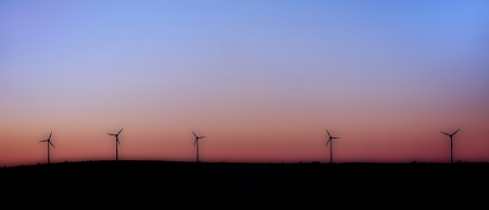 Wind turbine   Australiaの写真素材