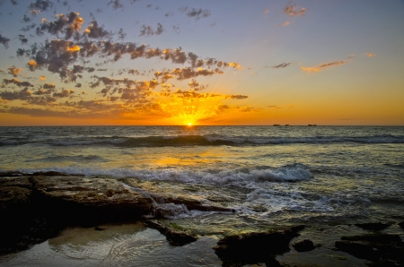 Brighton Beach sunset - Perth Western Australiaの写真素材