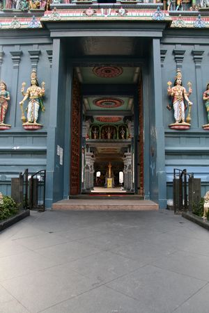Sri Srinivasa Temple, Singaporeの写真素材