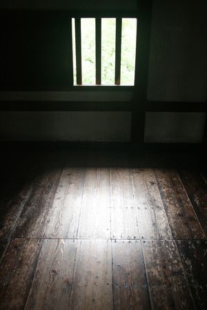 Light Shining Through Windowの写真素材