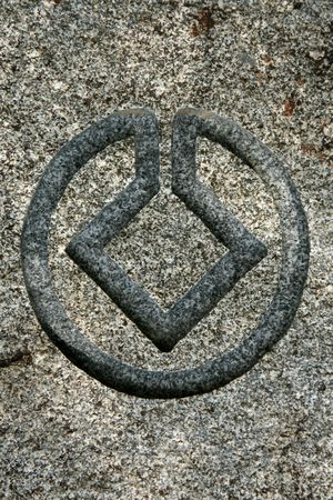 UNESCO Logo , Stone Signのeditorial素材
