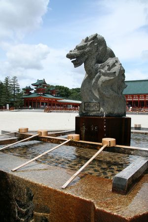 Heian Temple, Kyoto, Japanの写真素材