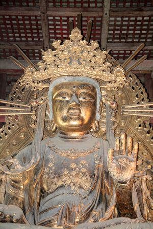 Buddha - Todaiji Ancient Temple, Nara, Japanのeditorial素材