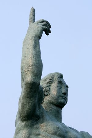 Peace Statue, Nagasaki, Japanの写真素材