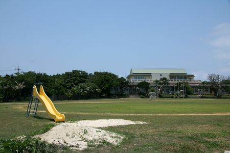 School - Iriomote Jima Island, Okinawa, Japanの写真素材