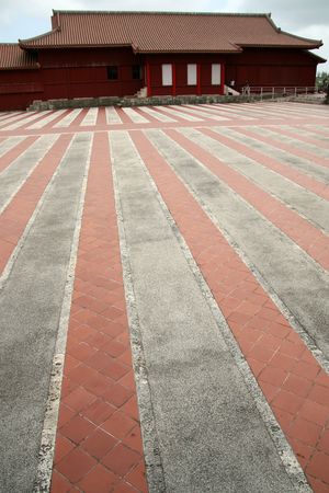 Shuri Castle, Naha , Okinawa, Japanのeditorial素材