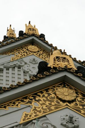 Osaka Castle, Osaka, Historic Japanのeditorial素材