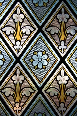 Stained Glass Window - Old St Paul's, Wellington, New Zealandのeditorial素材