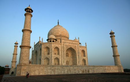 Taj Mahal, Agra, Indiaの写真素材
