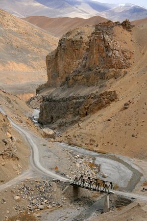 Crossing the Mountains Manali to Leh, Indiaの写真素材