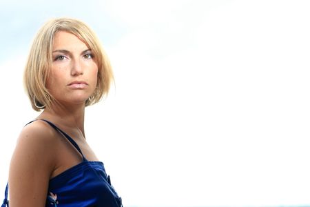 Beautiful Healthy Young Womanの写真素材