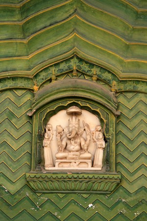 City Palace - a historic building in the city of Jaipur, Indiaの写真素材