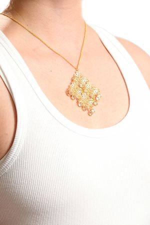 High Class Womens Expensive Necklaceの写真素材