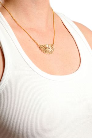 High Class Womens Expensive Necklaceの写真素材