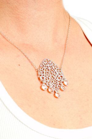 High Class Womens Expensive Necklaceの写真素材