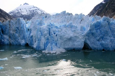 Glacier Bay Fjord - the icy waters of Alaska, USA