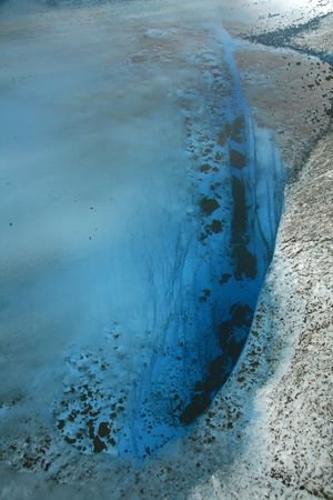Helicopter Flight Over Mendenhall Glacier, Skagway, Alaska, USA