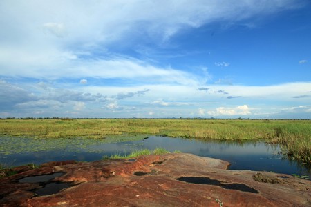 Lake Anapa in Uganda - The Pearl of Africaの写真素材