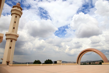 Gaddafi Mosque - Kampala - Uganda - The Pearl of Africaの写真素材