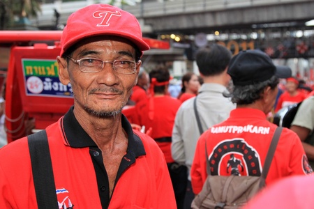 BANGKOK - NOV 19: Red Shirts Protest Demonstration - Bangkok, Thailand (19th November 2010)のeditorial素材