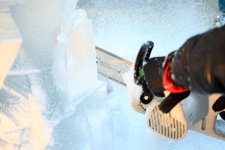 LONDON, UK - JANUARY 13 : International Ice Sculpting Festival 2012のeditorial素材