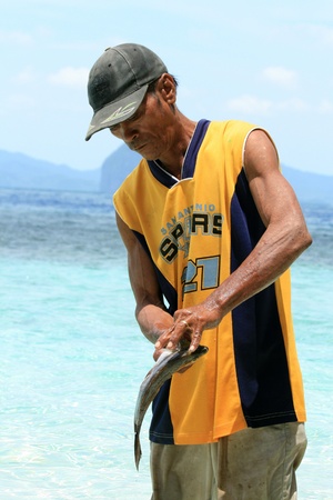 The area of El Nido on Palawan Island in Philippinesのeditorial素材