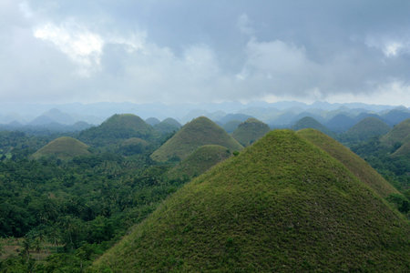 Bohol Island on the West of Philippines in Asia