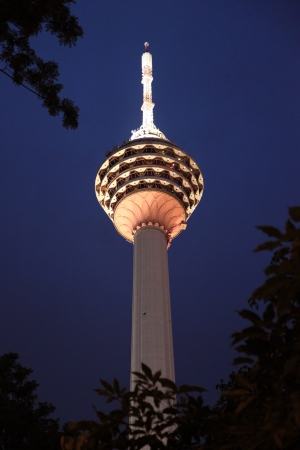 Menara KL Tower in Kuala Lumpur, Malaysiaのeditorial素材