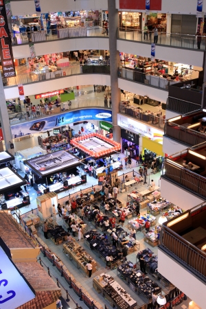 Shopping Mall at Historic Georgetown, Penang, Malaysiaのeditorial素材