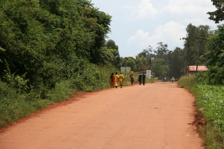 Jinja Town in Uganda - The Pearl of Africaのeditorial素材