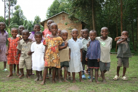 Local School in Uganda in East Africaのeditorial素材