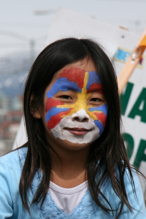 Tibetan Freedom Protest , Vancouver, Canada (March 22nd 2008)のeditorial素材