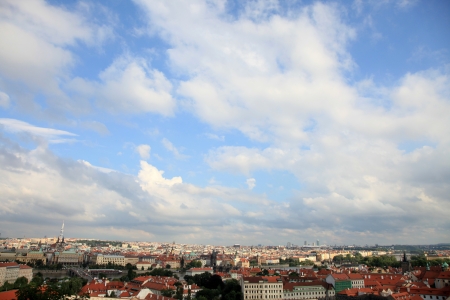 Prague Cityscape, Czech Republicの写真素材
