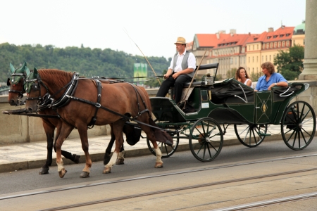 Transportation in Prague City - Czech Republicのeditorial素材