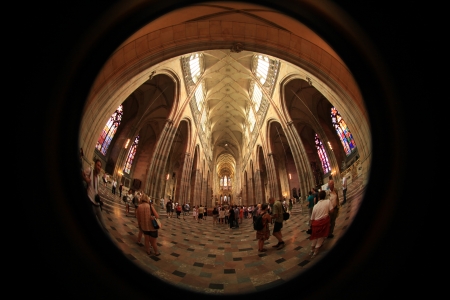 St Vitus Cathedral at Prague Catsle, Czech Republicのeditorial素材