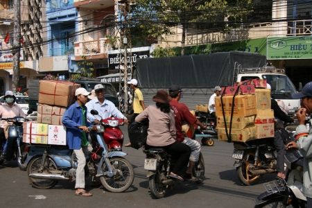 Cholon (Chinatown) in Ho Chi Minh, Vietnamのeditorial素材