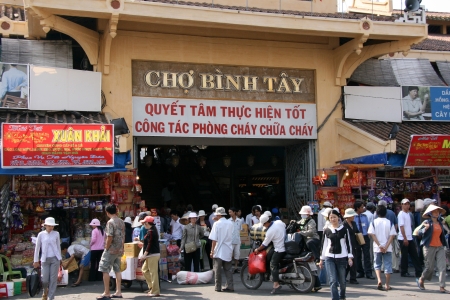 Cholon (Chinatown) in Ho Chi Minh, Vietnamのeditorial素材