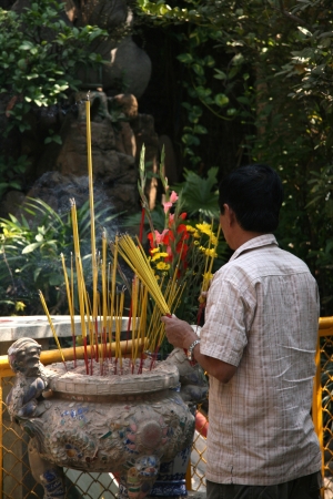 Chinese Temple in Chinatown, Ho Chi Minh, Vietnamのeditorial素材