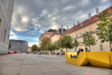 The Museums Quarter in Austria - Viennaのeditorial素材