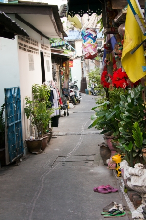 Street Life in Bangkok City, Thailandのeditorial素材