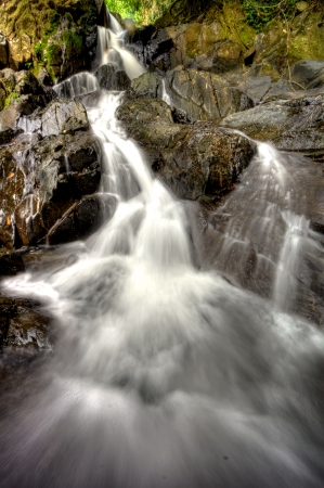 Waterfall at Khao Sok National Park, Thailandの写真素材
