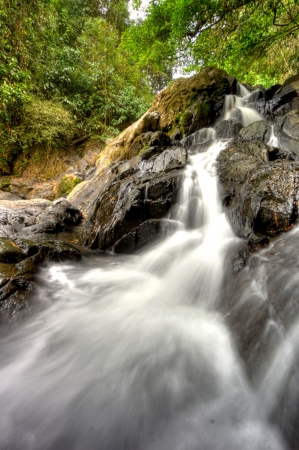 Waterfall at Khao Sok National Park, Thailandの写真素材